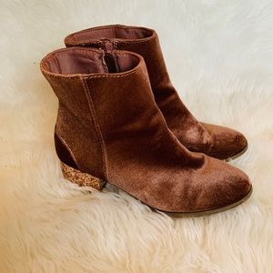 Girls Velvet Old Navy Booties